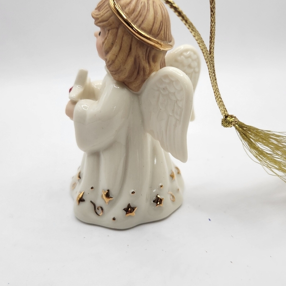 Lenox My Birthstone Angel Christmas Ornament - July Ruby - Picture 3 of 5